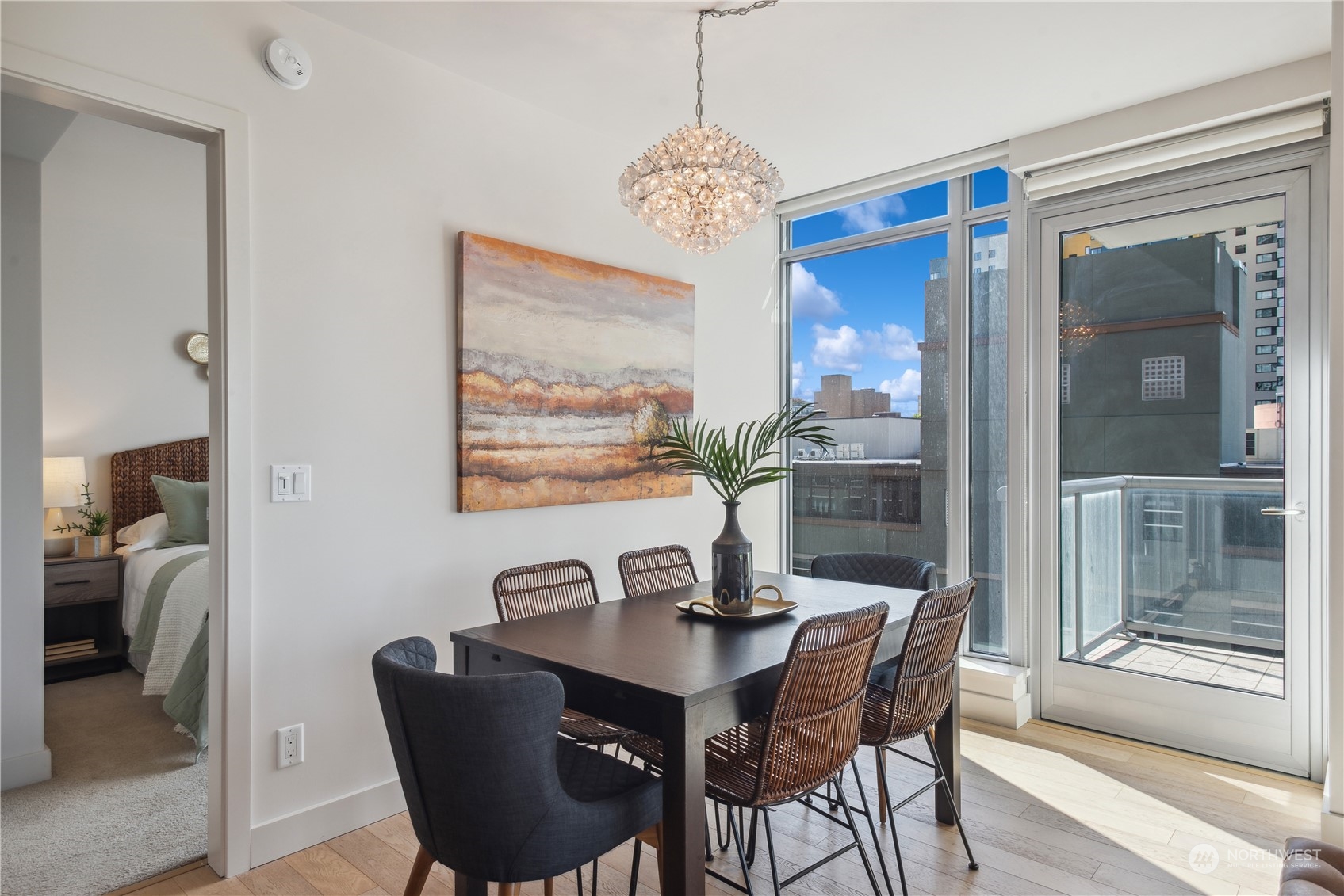 583 Battery Street, Unit 506N Seattle, WA 98121 - Photo 6 of 36 a dining room with furniture and window