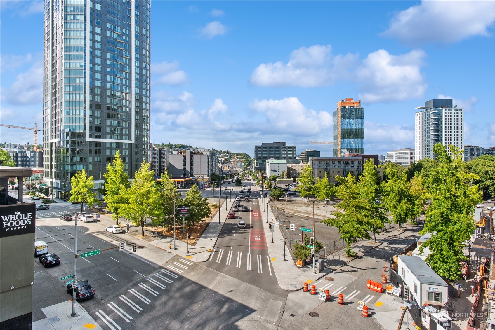 583 Battery Street, Unit 506N Seattle, WA 98121 - Photo 8 of 36 a view of a city with tall buildings