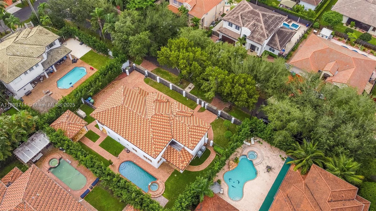 16763 Northwest 77th Path Miami Lakes, FL 33016 - Photo 46 of 53 an aerial view of a house