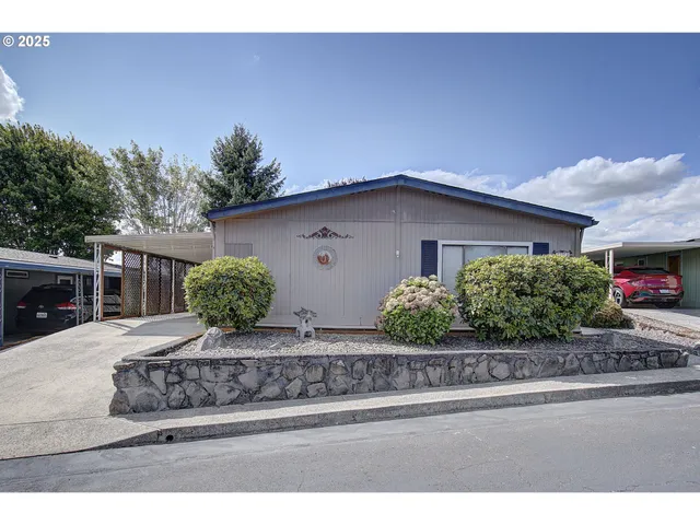 a view of a house with a patio
