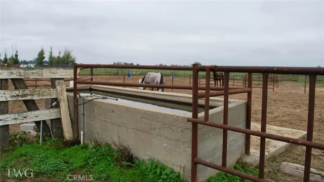 a view of a balcony with an outdoor space