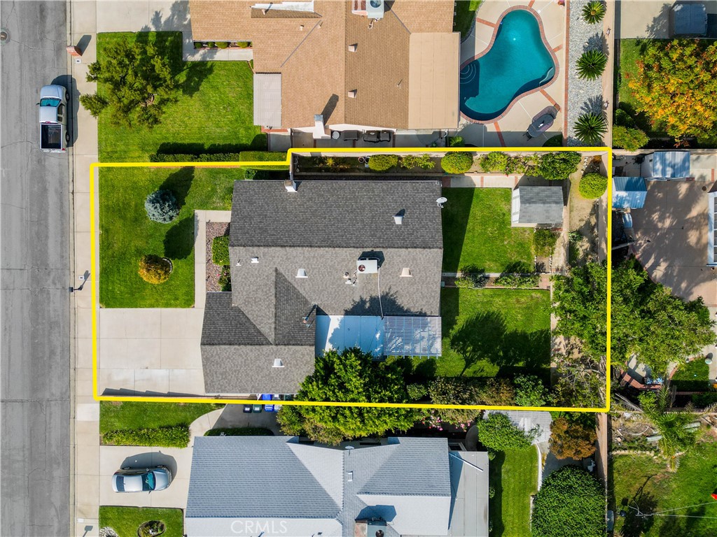 7241 Marine Avenue Rancho Cucamonga, CA 91701 - Photo 38 of 48 an aerial view of houses with outdoor space