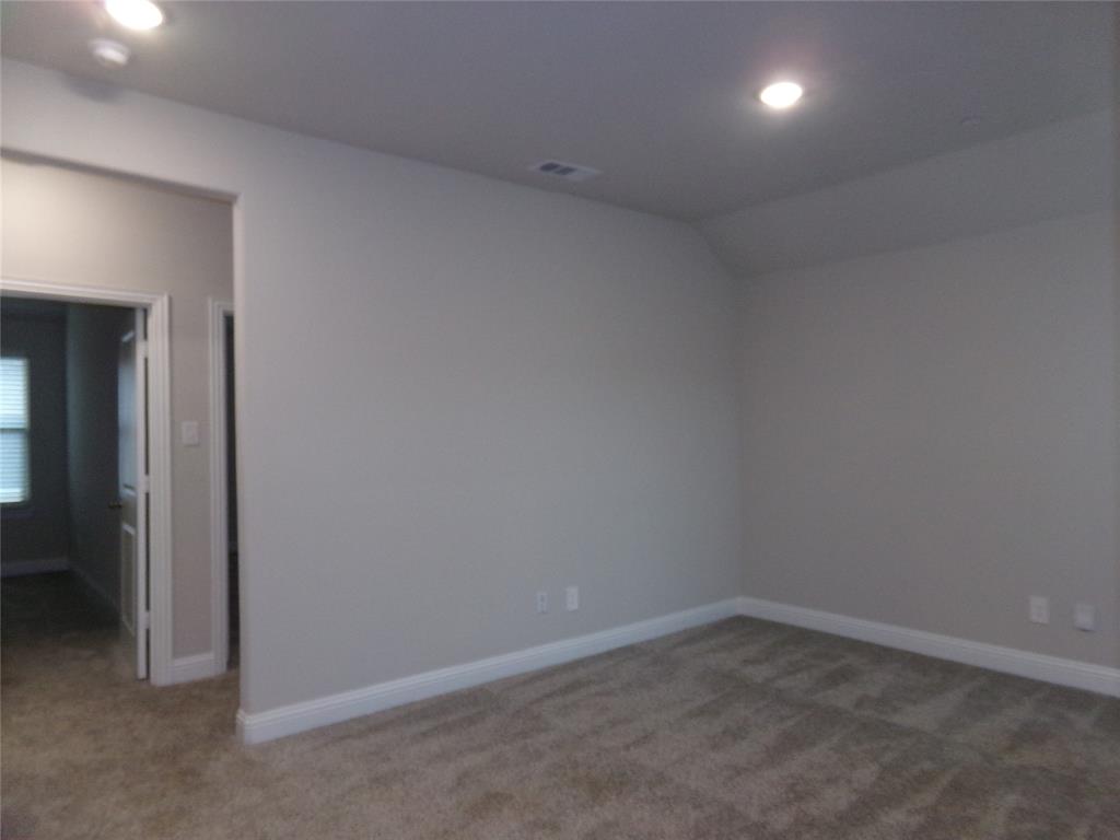 1748 Redding Street Allen, TX 75002 - Photo 10 of 33 Upstairs Living room with light colored carpet and recessed lighting