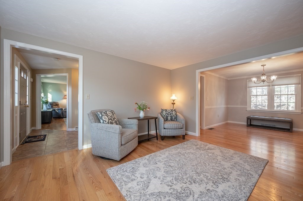 85 Elyse Road Mansfield, MA 02048 - Photo 6 of 30 a living room with furniture and a wooden floor