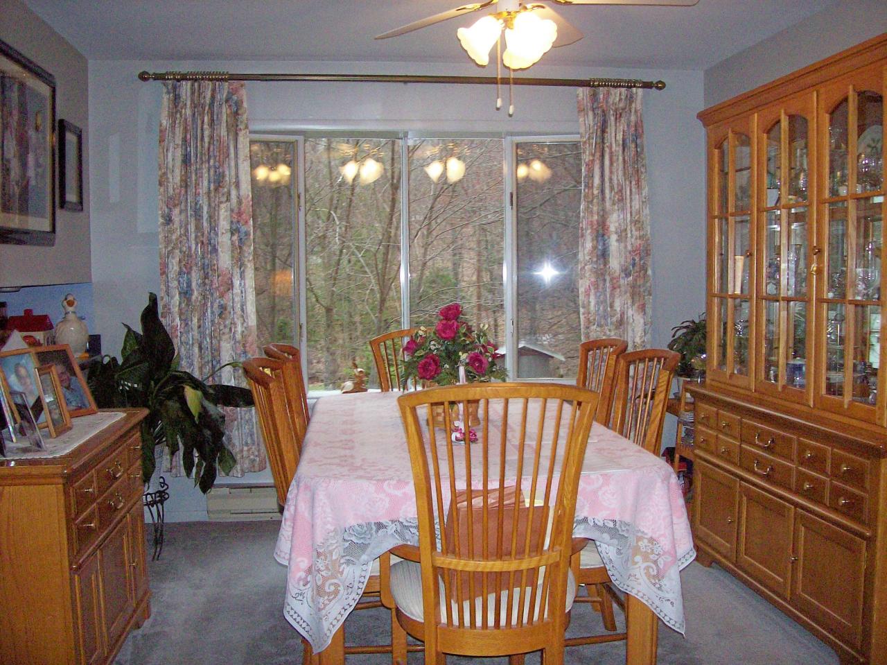 606 Frailey Road Stroudsburg, PA 18360 - Photo 6 of 11 a view of a dining room with furniture window and outside view