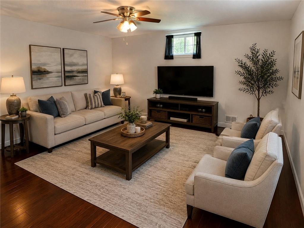 673 Taylorstown Ridge Road Avella, PA 15312 - Photo 4 of 19 Living room Virtually Staged