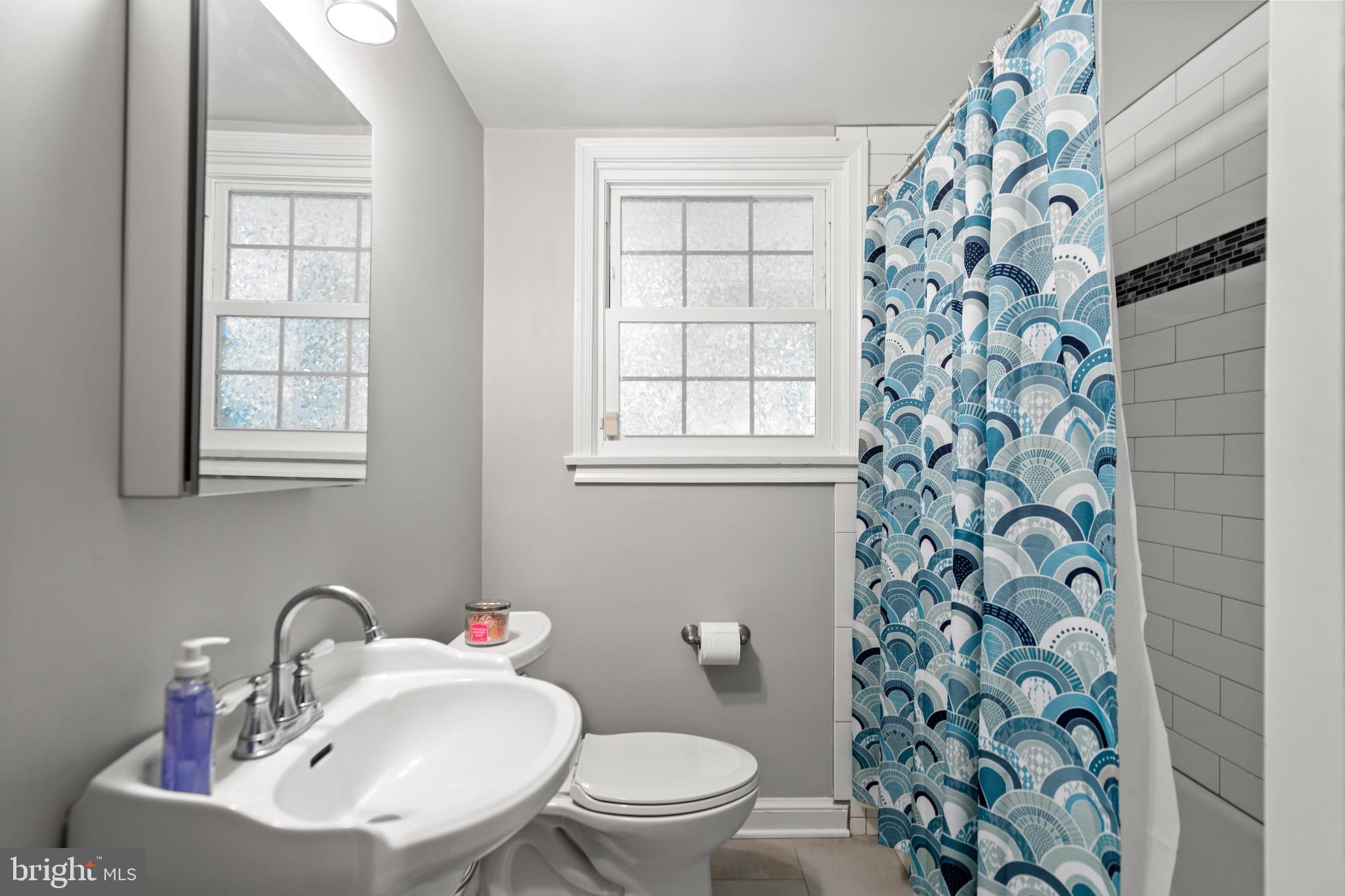6110 Dorchester Street Springfield, VA 22150 - Photo 10 of 38 a bathroom with a sink toilet and window