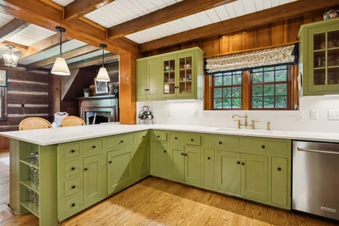 a close up of a stove top oven