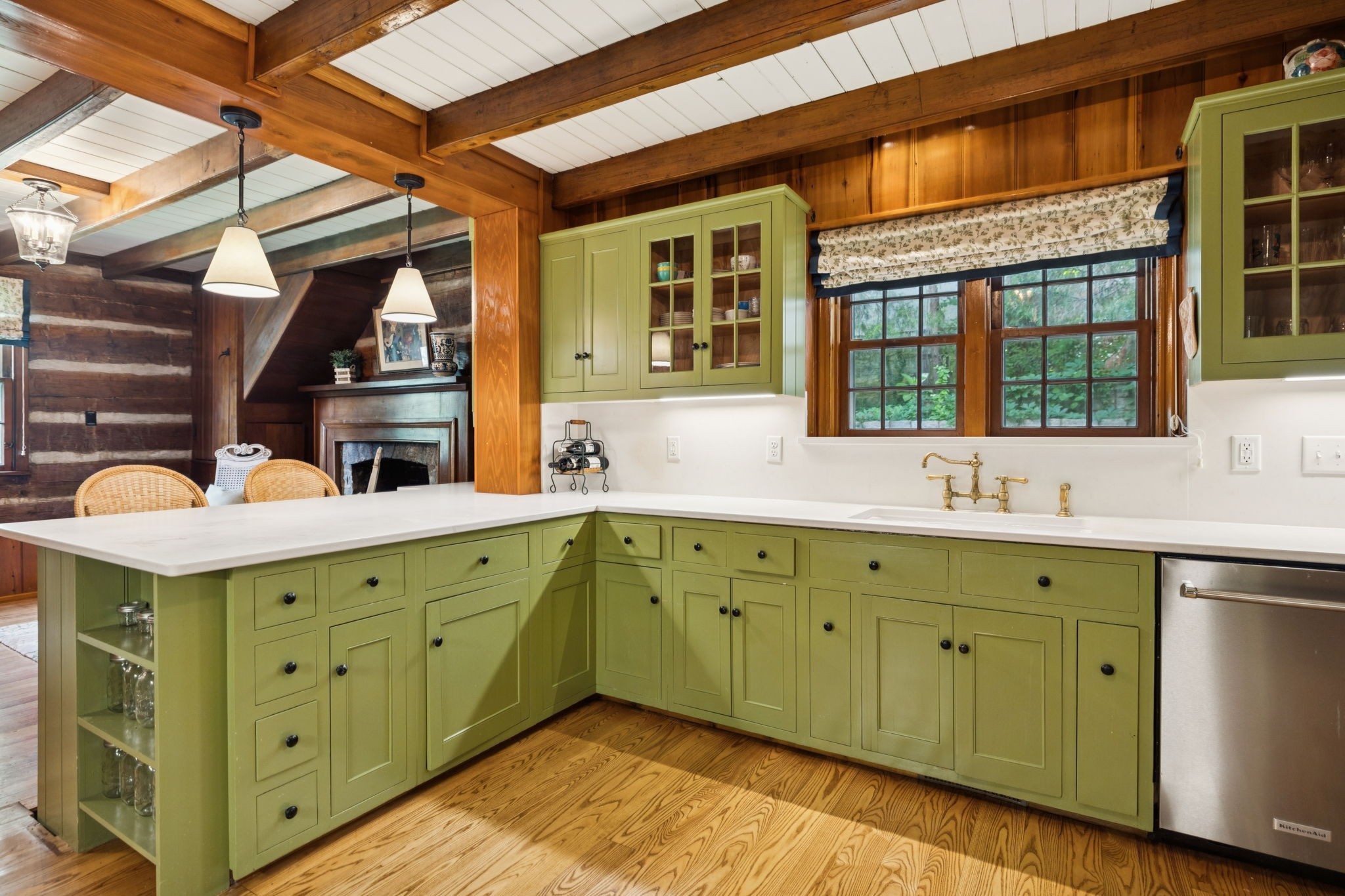 3507 Wimbledon Road Nashville, TN 37215 - Photo 17 of 50 a kitchen with cabinets a sink and a window