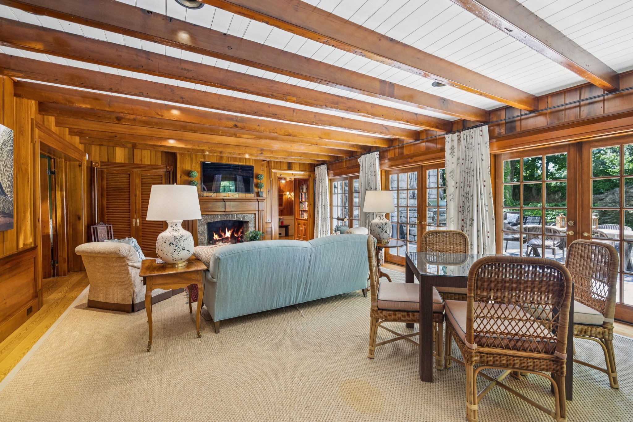 3507 Wimbledon Road Nashville, TN 37215 - Photo 4 of 50 a dining room with furniture and large windows
