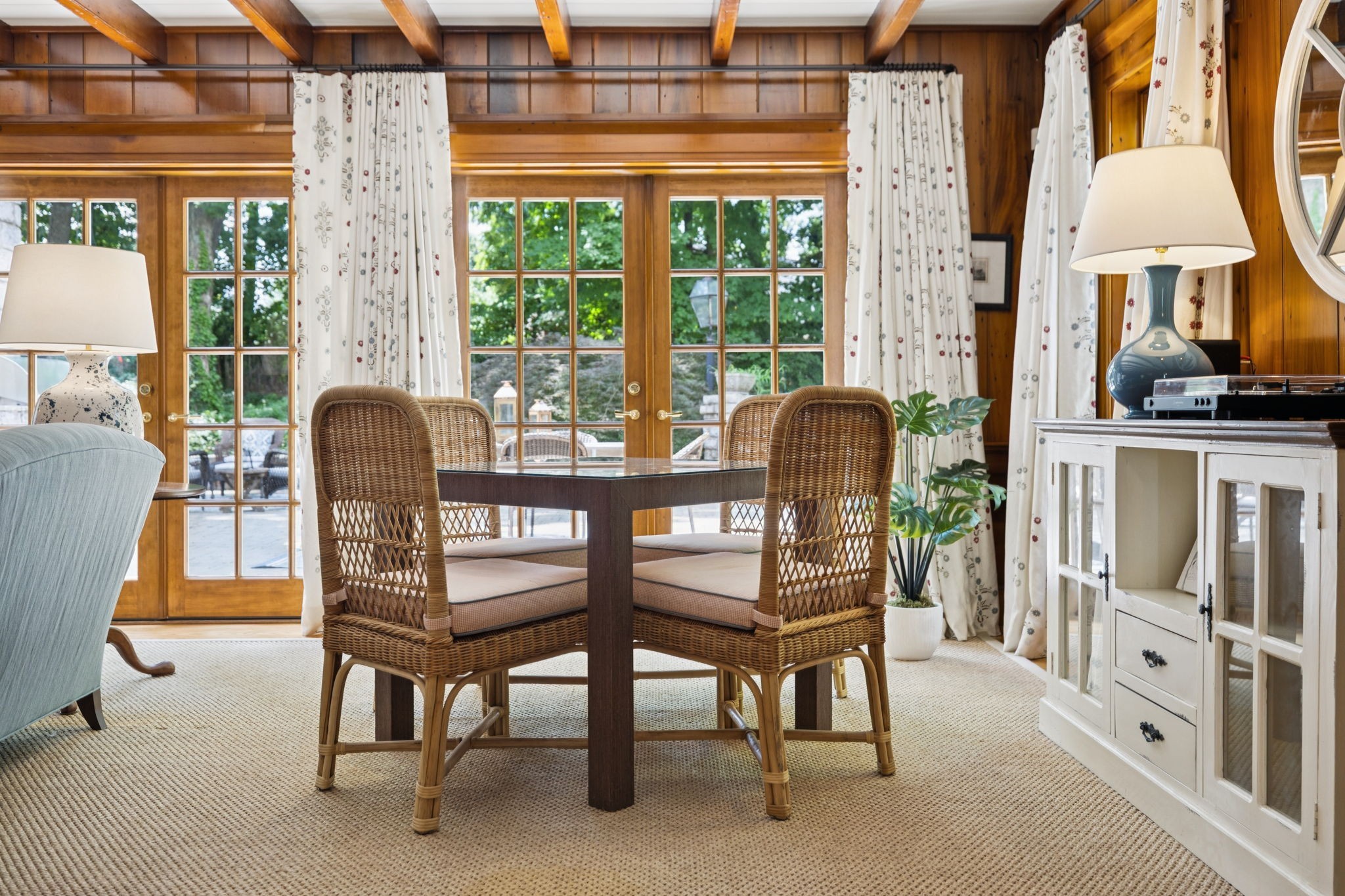3507 Wimbledon Road Nashville, TN 37215 - Photo 5 of 50 a dining room with furniture and a floor to ceiling window