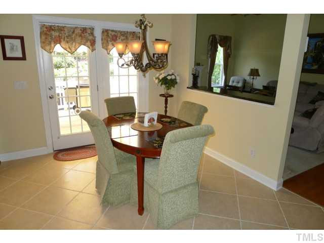 316 Powers Ferry Road Cary, NC 27519 - Photo 7 of 25 Located between the kitchen and the family room is the breakfast room. Breakfast Area
