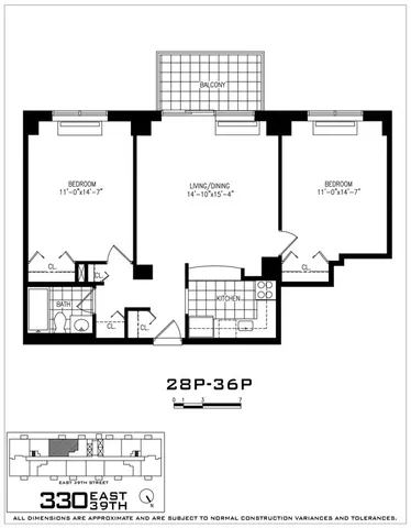 $5,600 | 330 East 39th Street, Unit 28P | Murray Hill