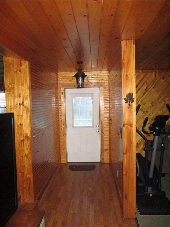 920 McCreight Road Shelocta, PA 15774 - Photo 25 of 25 a view of a hallway with wooden floor and a bathroom