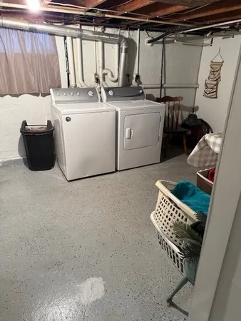 a view of storage and utility room