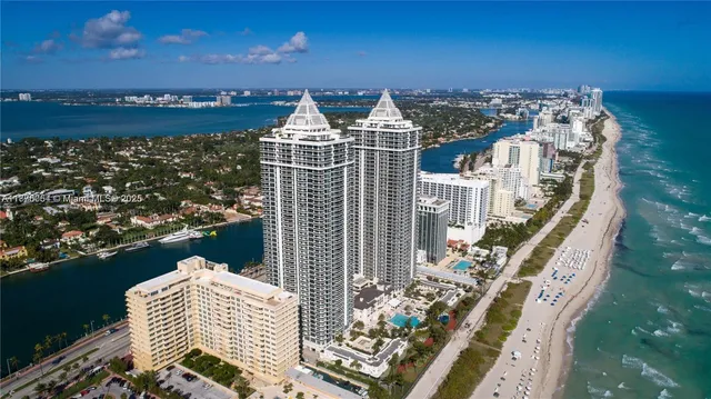 a view of a city with tall buildings