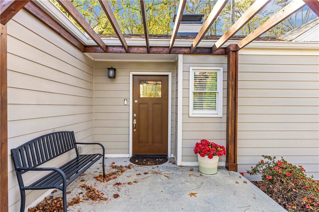 1403 Lavista Road Northeast Atlanta, GA 30324 - Photo 2 of 43 a view of a porch with a bench