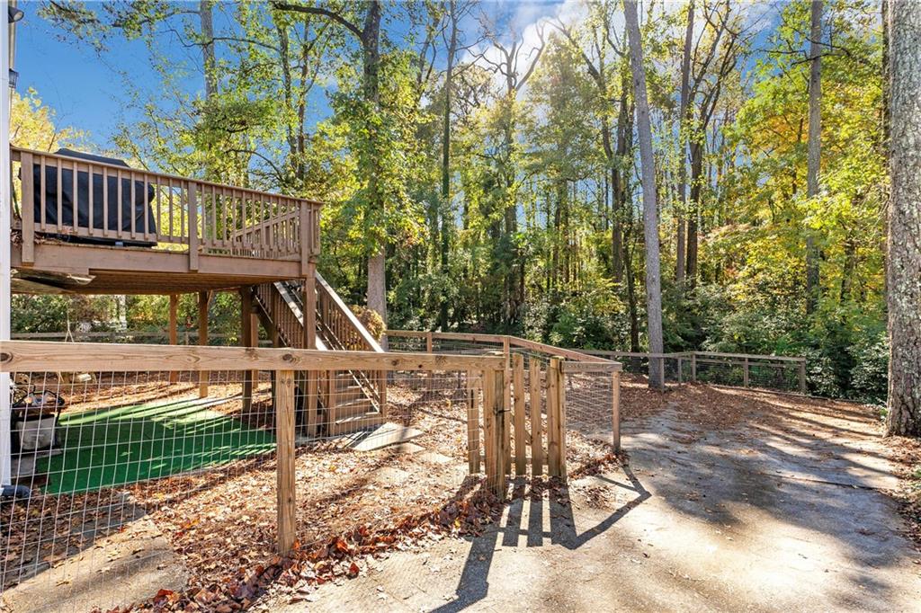 1403 Lavista Road Northeast Atlanta, GA 30324 - Photo 40 of 43 a view of balcony with wooden floor