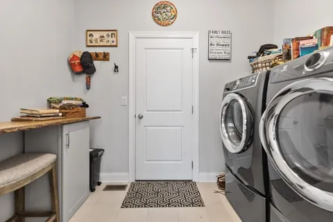a view of storage and utility room