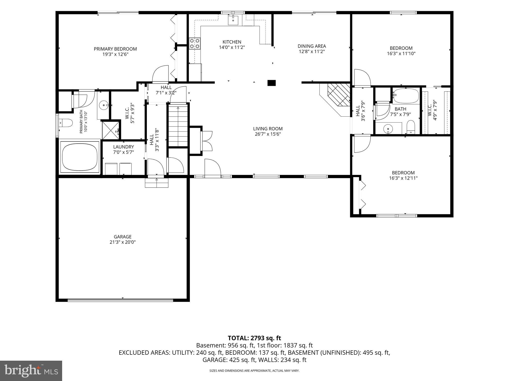 705 Garden Road Pittsgrove, NJ 08318 - Photo 71 of 72 1st floor, floor plan