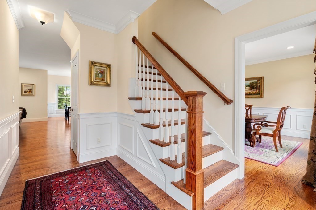 11 Shadow Lane Wellesley, MA 02482 - Photo 15 of 37 a view of entryway and hall with wooden floor