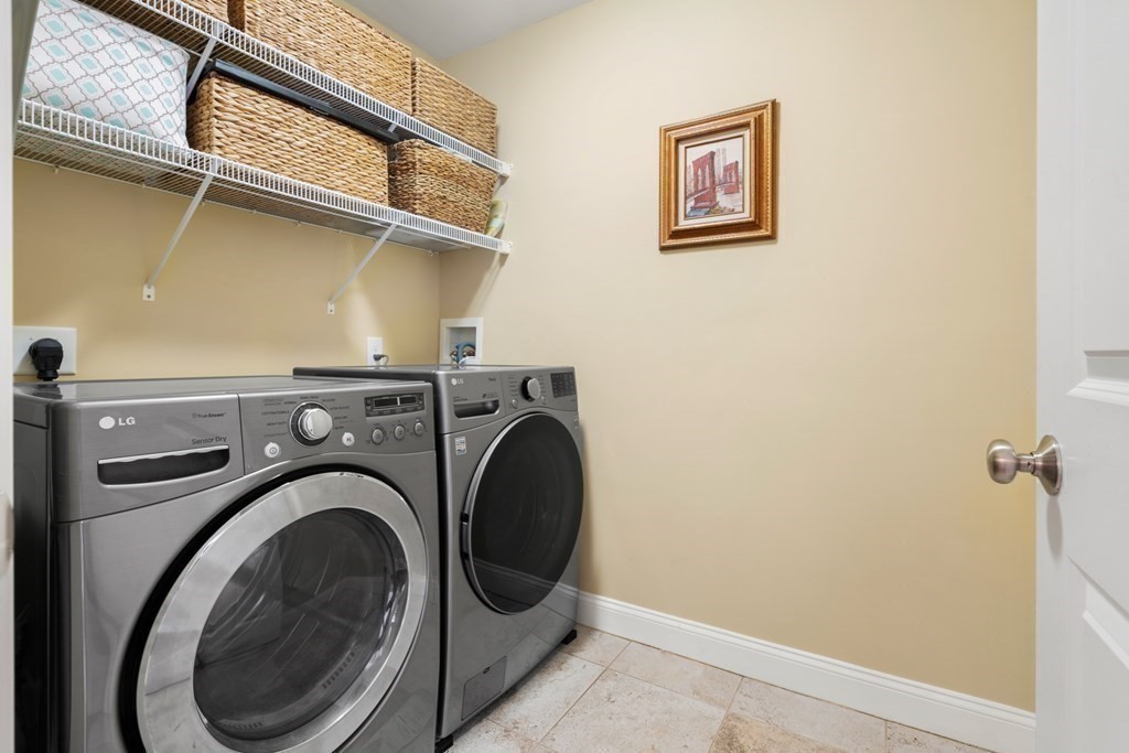 11 Shadow Lane Wellesley, MA 02482 - Photo 27 of 37 a utility room with dryer and washer