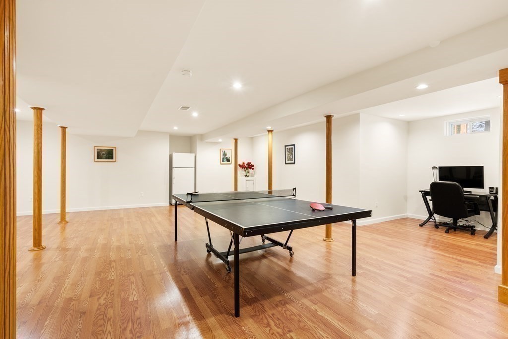 11 Shadow Lane Wellesley, MA 02482 - Photo 28 of 37 a room with furniture pool table and wooden floor