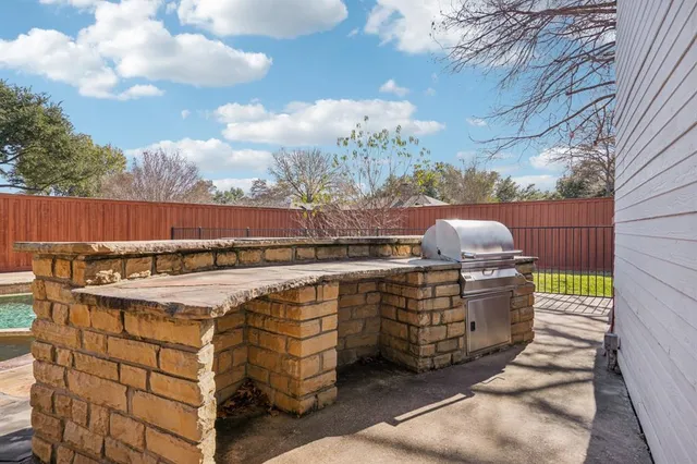 a view of terrace with seating space