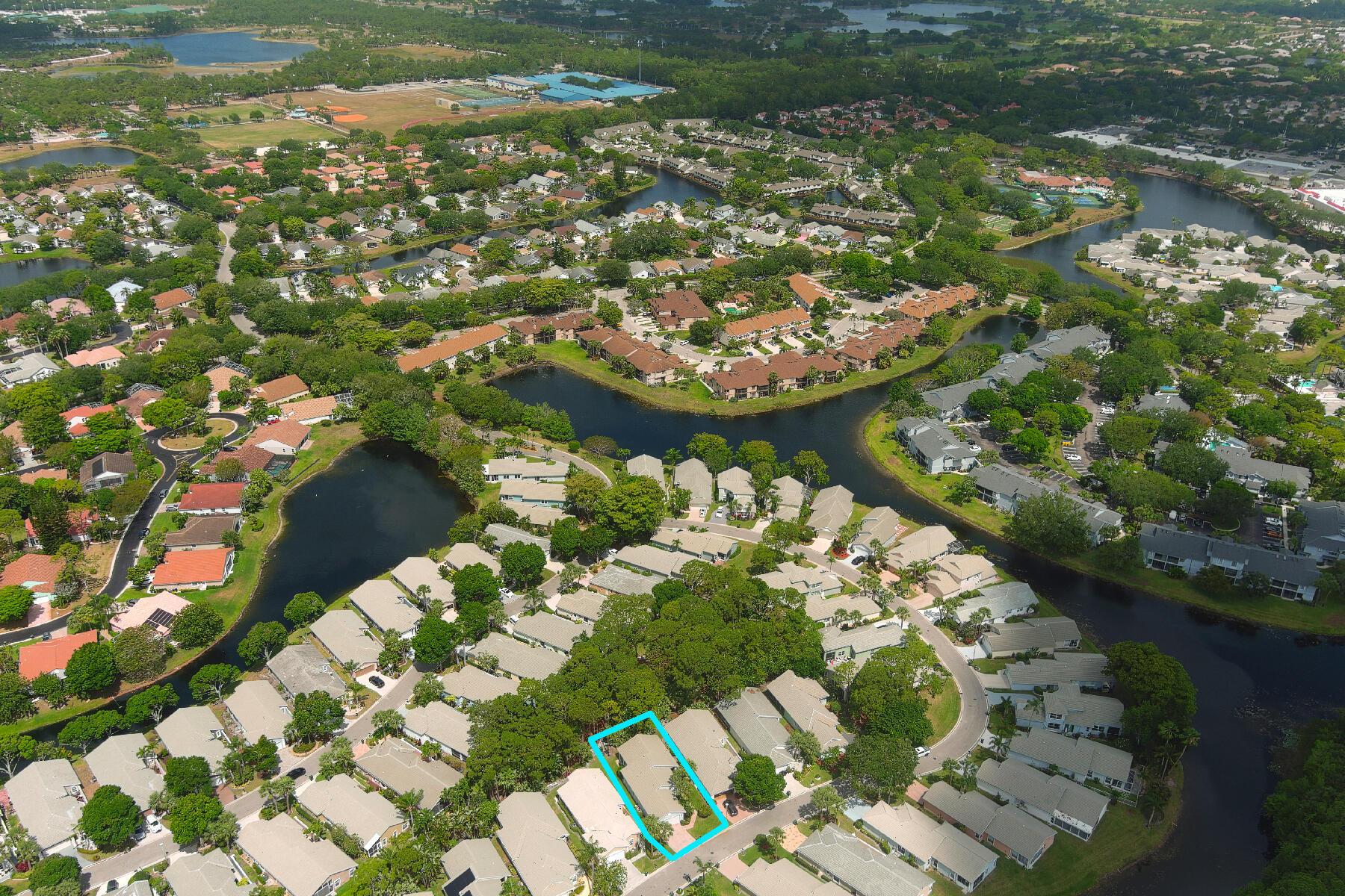 175 Harbor Lake Circle Greenacres, FL 33413 - Photo 26 of 33 a view of a lake