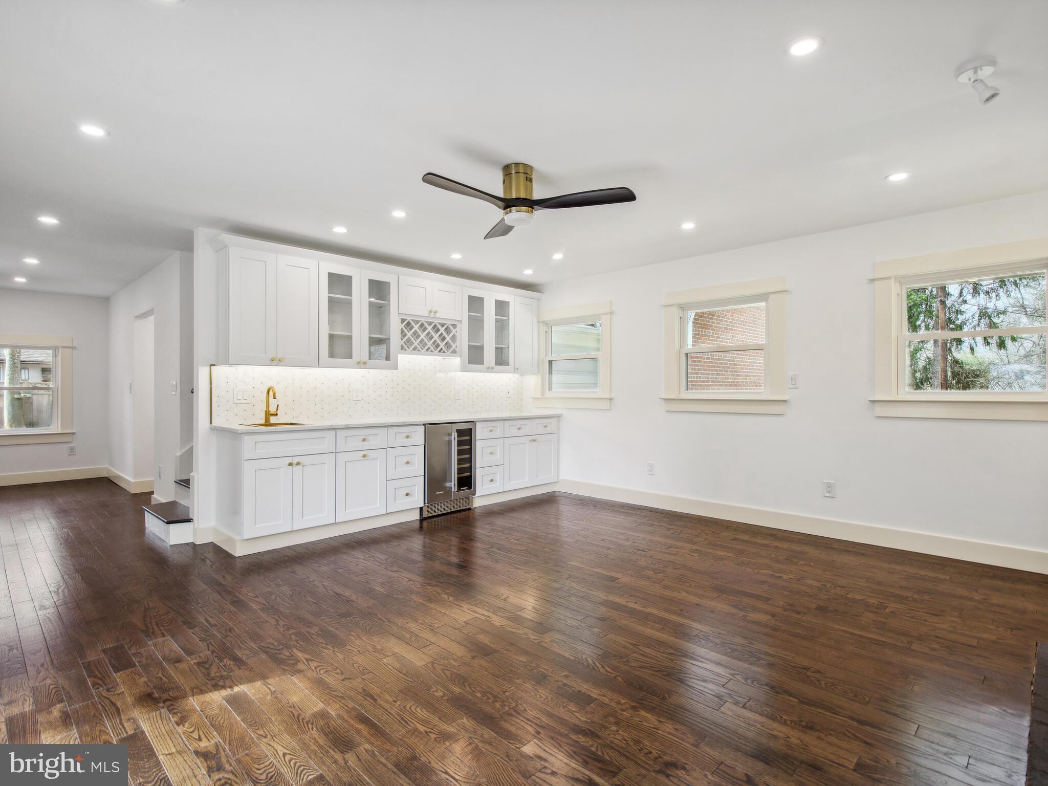 2 Campbelton Circle Princeton, NJ 08540 - Photo 27 of 55 Wet bar, wine rack and wine fridge in family room