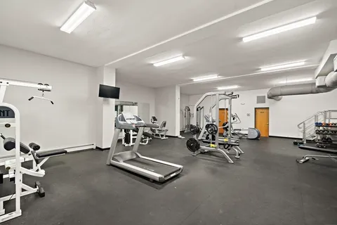 a room with furniture