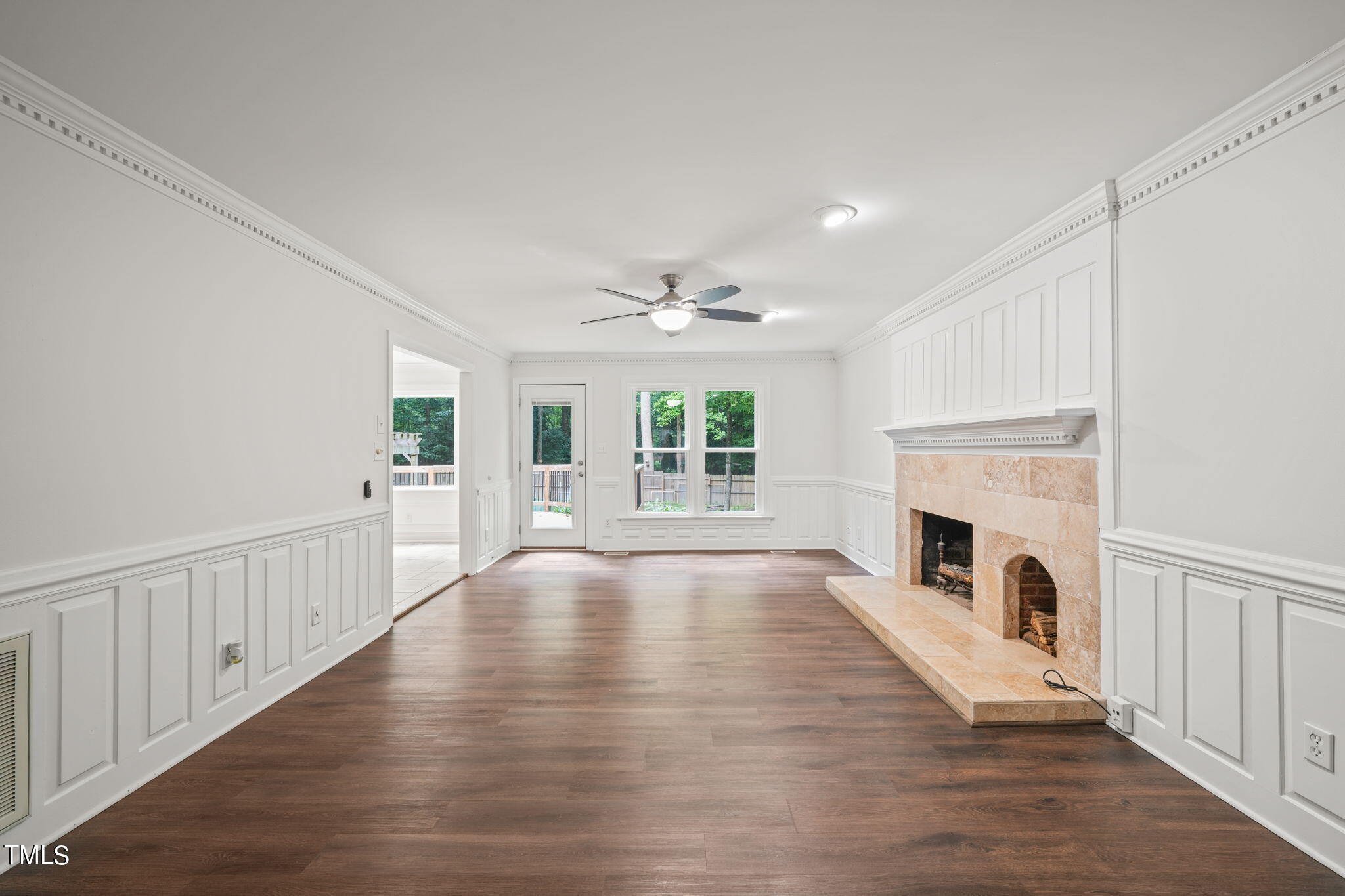 10917 Coachmans Way Raleigh, NC 27614 - Photo 13 of 67 Living Room Backyard View