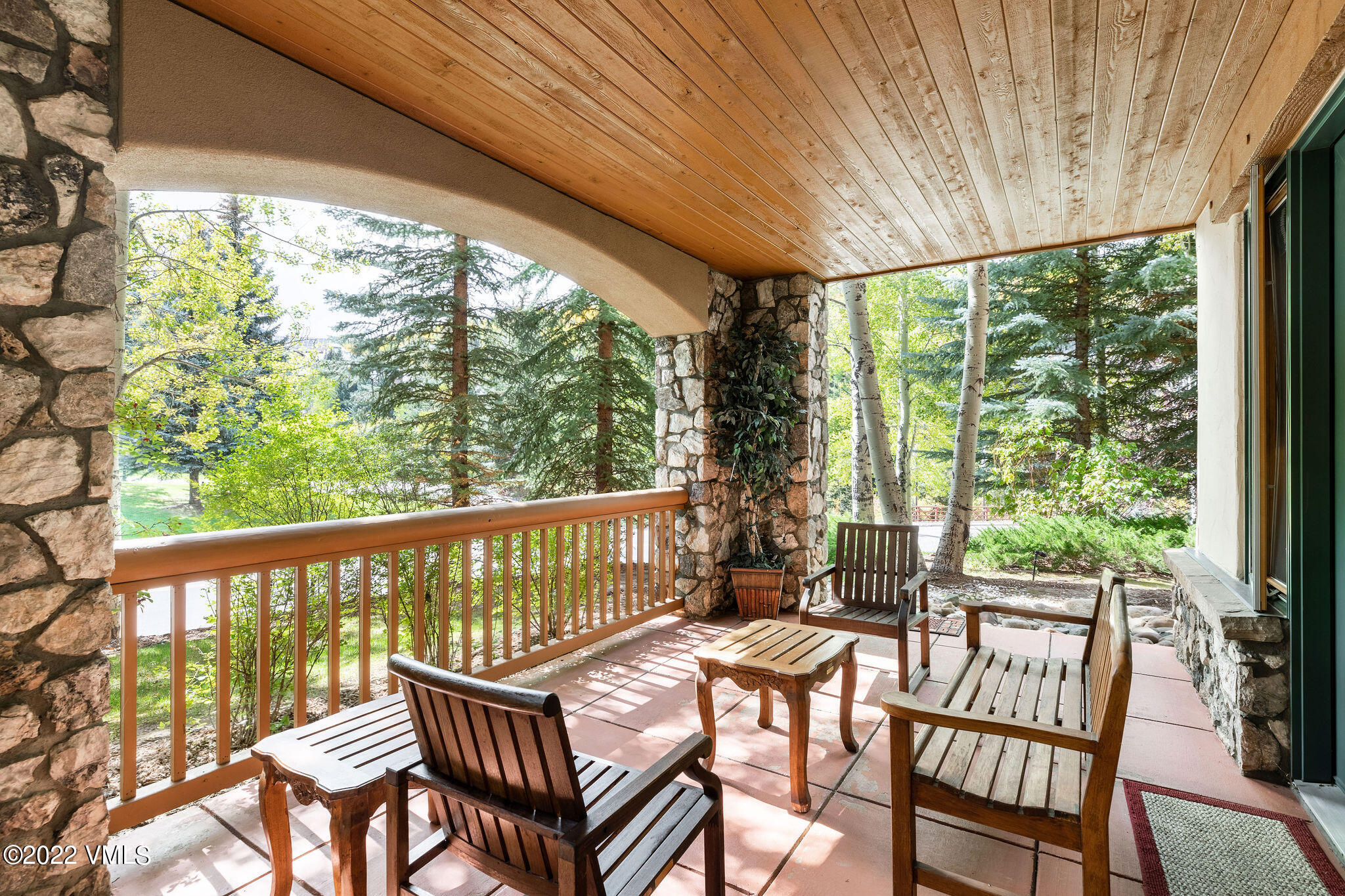 51 Offerson Road, Unit 114 Beaver Creek, CO 81620 - Photo 16 of 30 a view of a chairs and table in the balcony