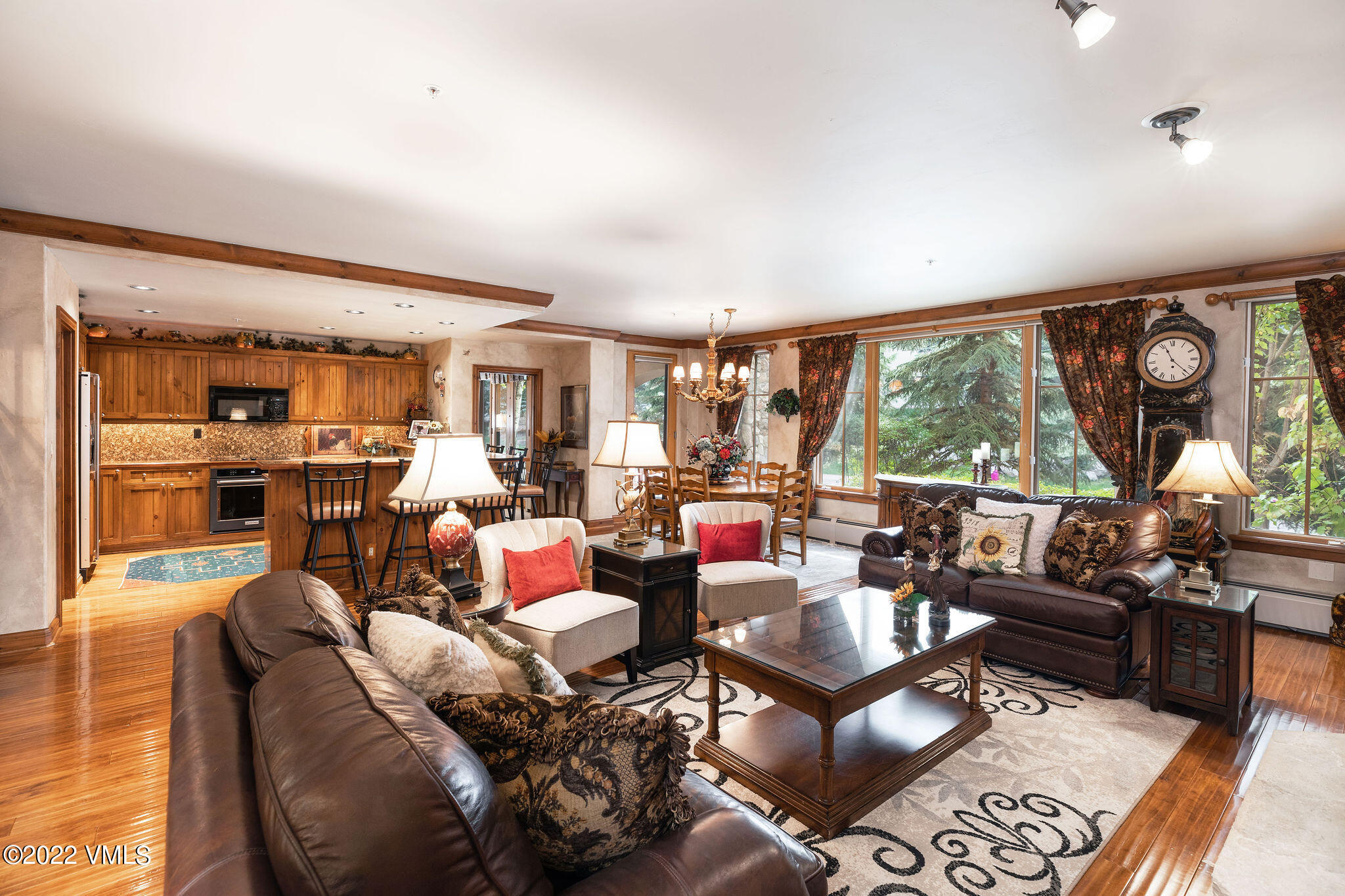 51 Offerson Road, Unit 114 Beaver Creek, CO 81620 - Photo 4 of 30 a living room with furniture and a large window