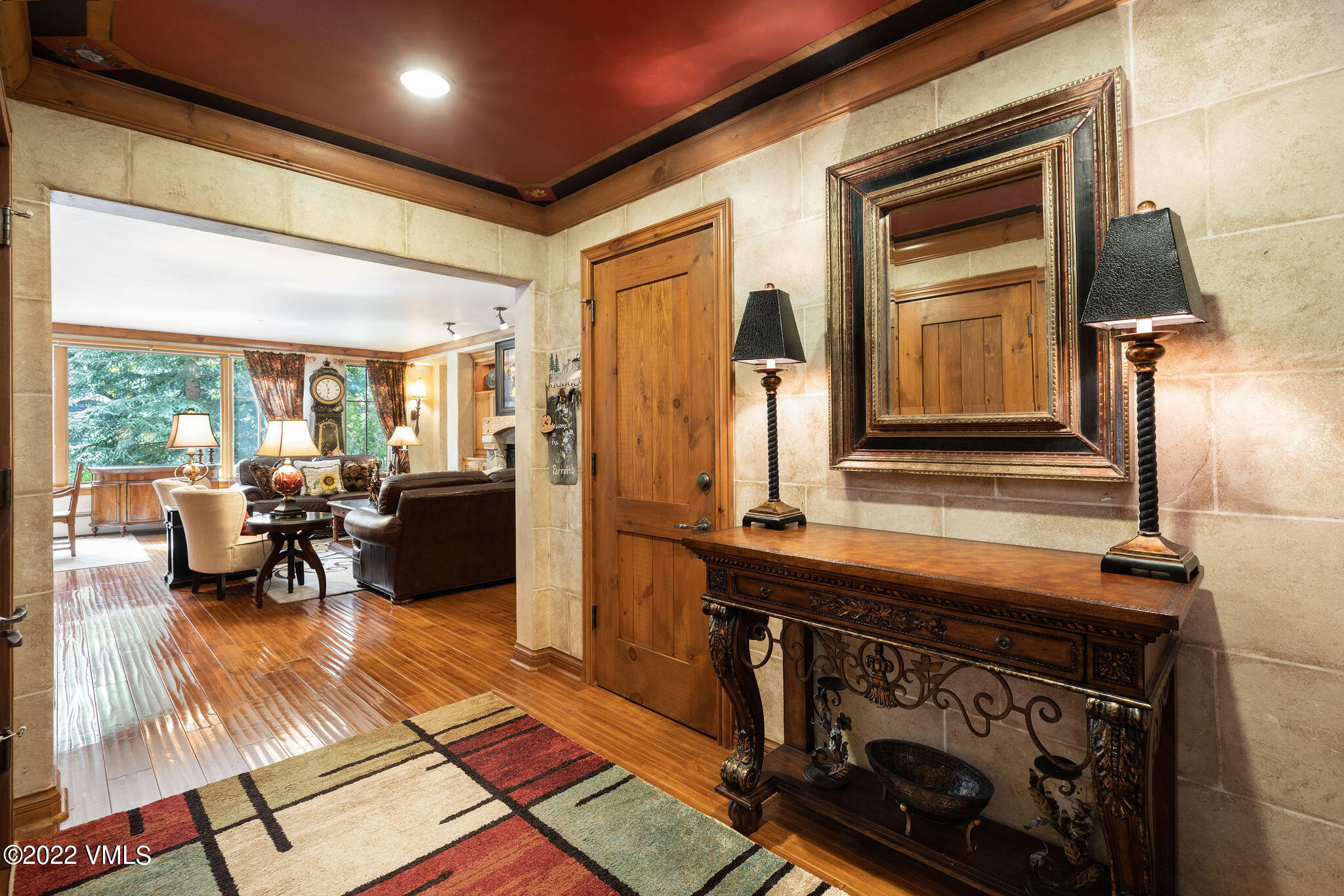 51 Offerson Road, Unit 114 Beaver Creek, CO 81620 - Photo 7 of 30 a living room with furniture and a fireplace