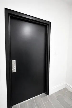 a view of a window in a room