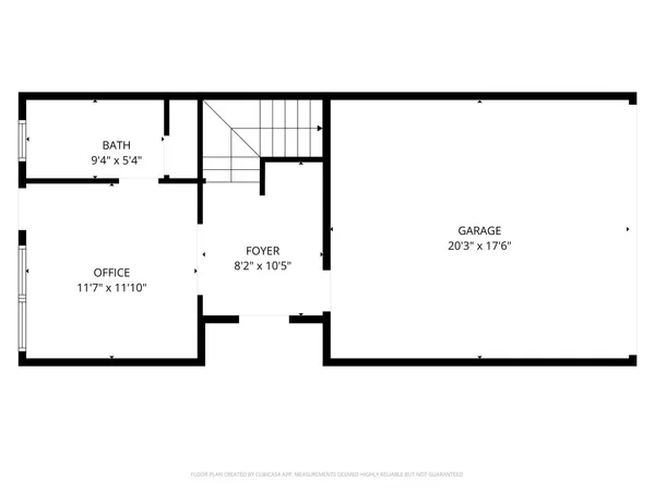 a picture of a floor plan