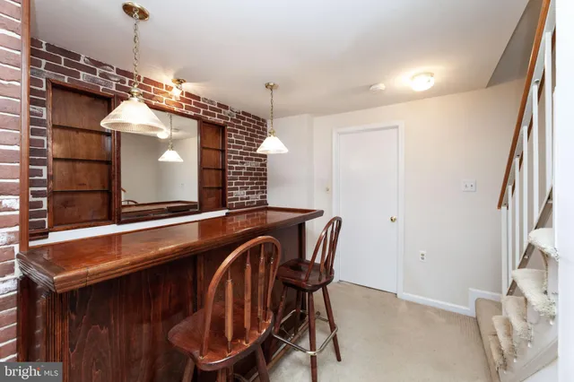 a front view of a house with a sink