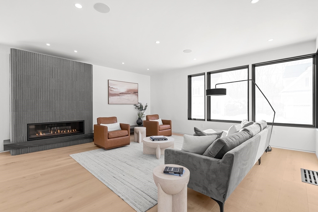 95 Deerfield Road Needham, MA 02492 - Photo 3 of 41 a living room with furniture and a large window