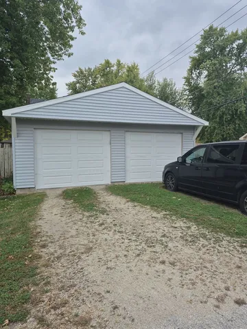 a backyard of a house