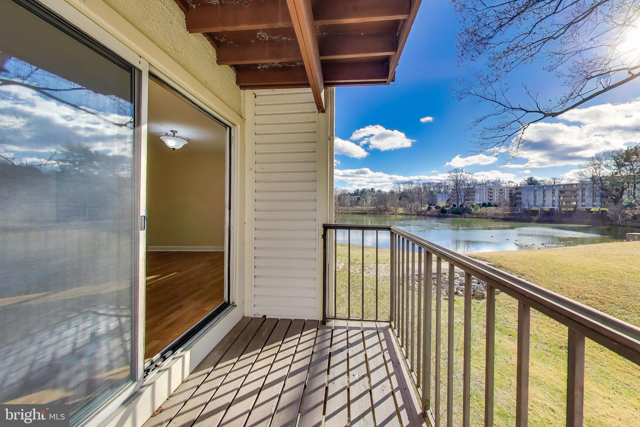 10408 Parthenon Court, Unit 10408 Bethesda, MD 20817 - Photo 18 of 34 a view of balcony with wooden floor