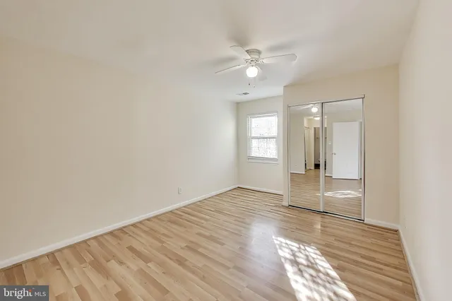 a close view of closet