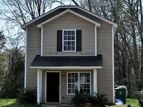 901 Key Street Charlotte, NC 28208 - Photo 1 of 1 a view of a house with a yard and potted plants
