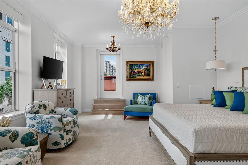 1330 Main Street, Unit 3 Sarasota, FL 34236 - Photo 29 of 73 a bedroom with bed and a flat screen tv