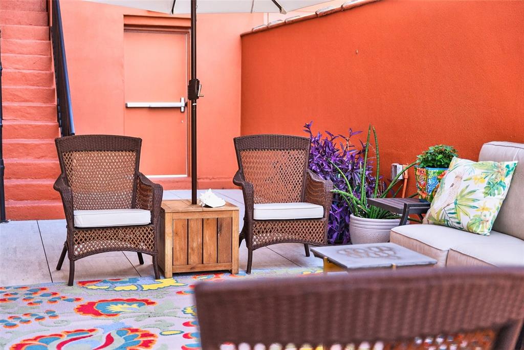 1330 Main Street, Unit 3 Sarasota, FL 34236 - Photo 56 of 73 a outdoor living space with furniture and city view