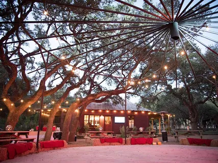 a view of street with trees