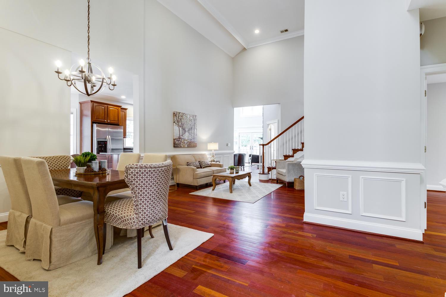 8012 Bainbridge Road Alexandria, VA 22308 - Photo 4 of 45 View of dining room to living room