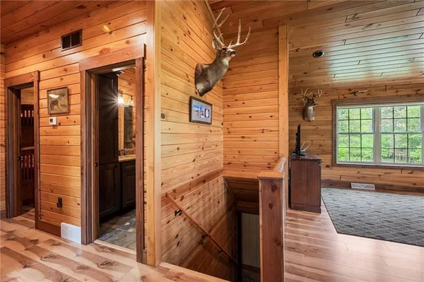 a view of front door of house