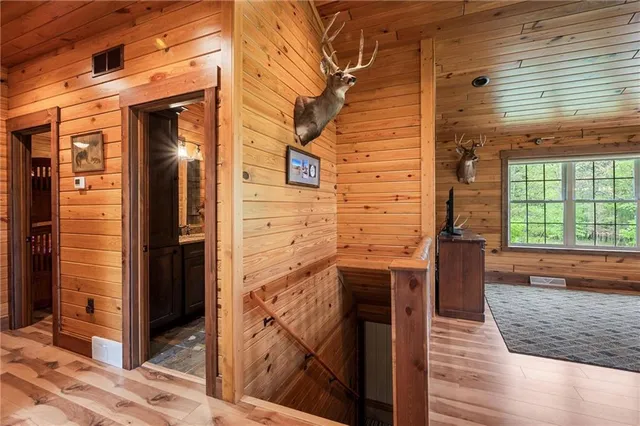 a view of front door of house