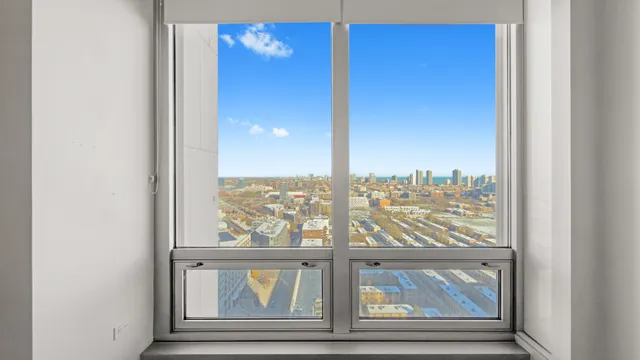 a close view of closet